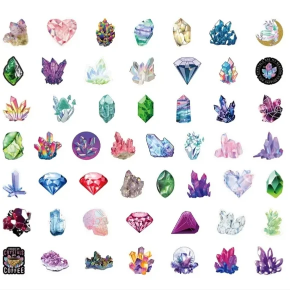 Crystal Stickers - Assorted 50 Pack - Picture 10 of 11